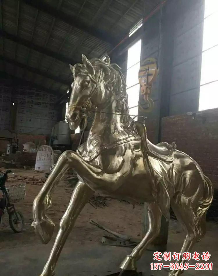 邯郸奔马铜雕
