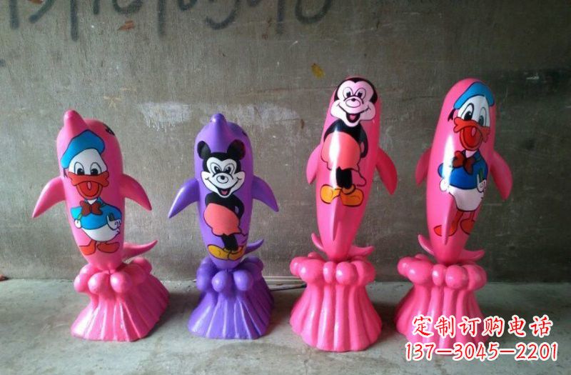邯郸玻璃钢海豚雕塑把海洋之美带到你家