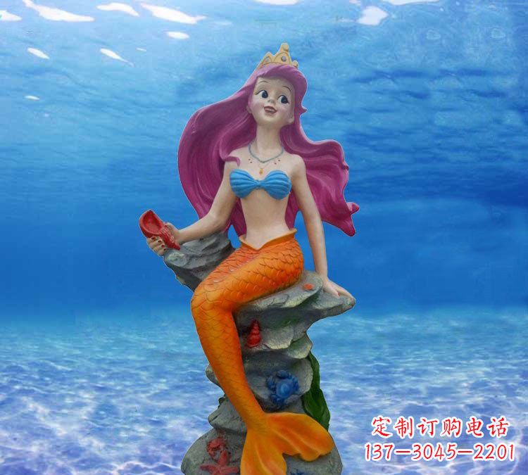 邯郸玻璃钢雕刻的美人鱼