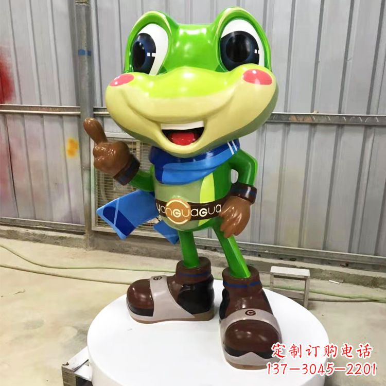 邯郸玻璃钢青蛙雕塑——为商场儿童游乐场增添点缀