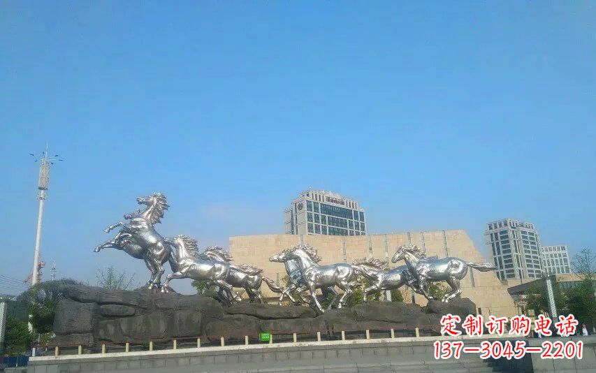 邯郸不锈钢动物雕塑精美的艺术品