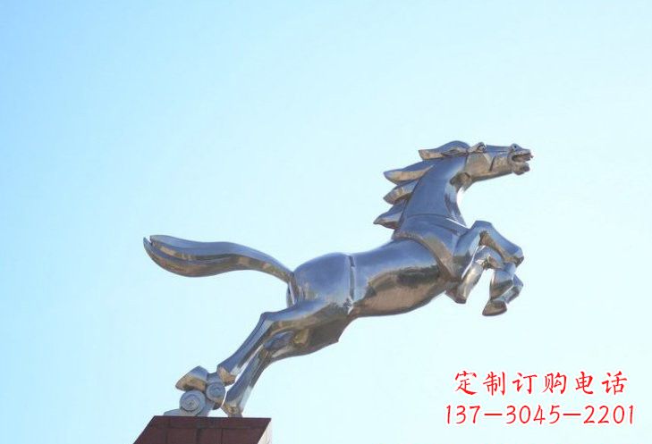 邯郸不锈钢奔马雕塑