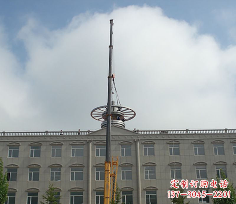 邯郸不锈钢避雷针雕塑——安全保护灵感之源