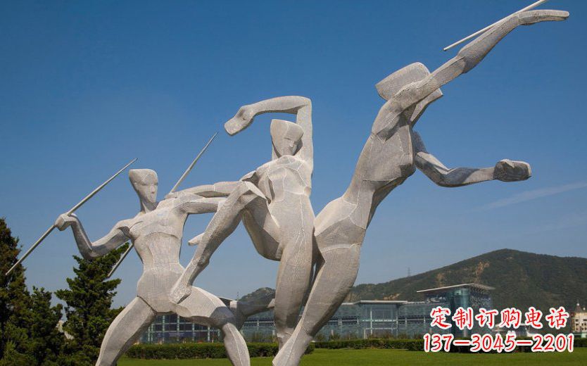 邯郸不锈钢标枪雕塑一种新型的艺术形式