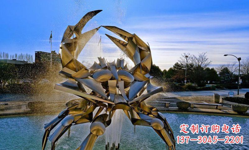 邯郸精美不锈钢螃蟹雕塑