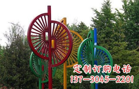 邯郸不锈钢风车雕塑——动态美的艺术结晶