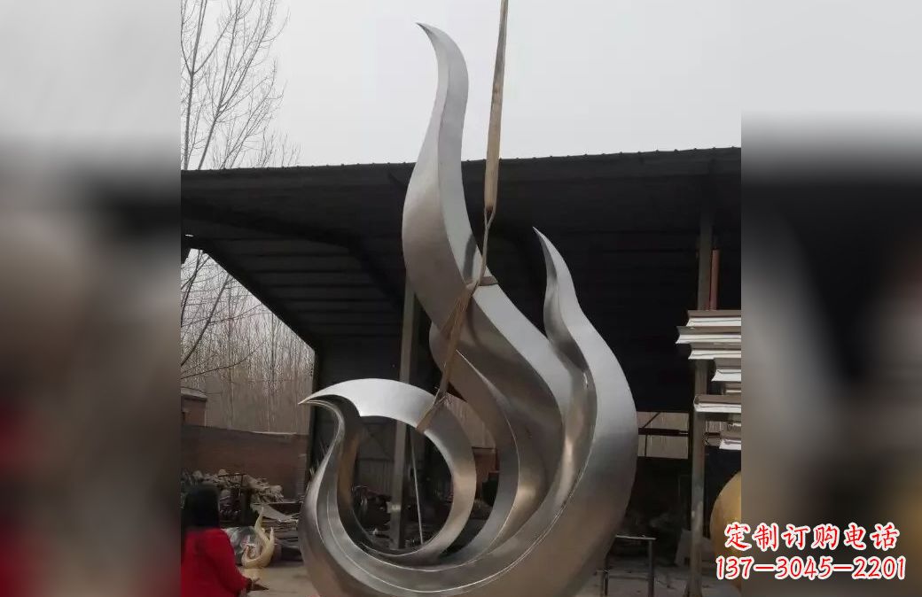邯郸精美不锈钢凤凰雕塑