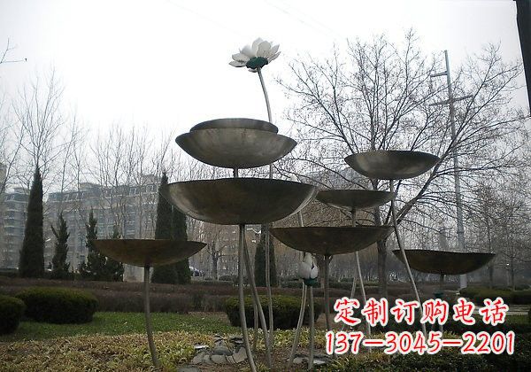 邯郸不锈钢荷花雕塑浪漫与优雅的融合