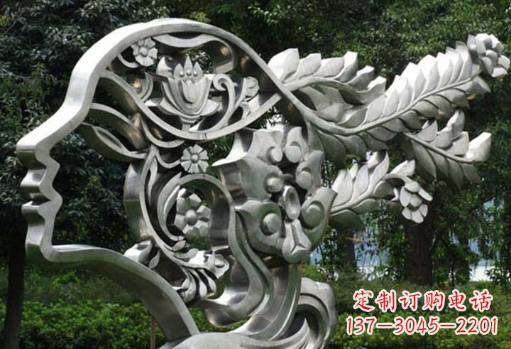 邯郸不锈钢美女雕塑一种流行的艺术形式