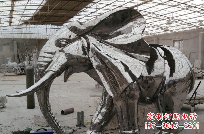邯郸不锈钢大象传承与美的结合