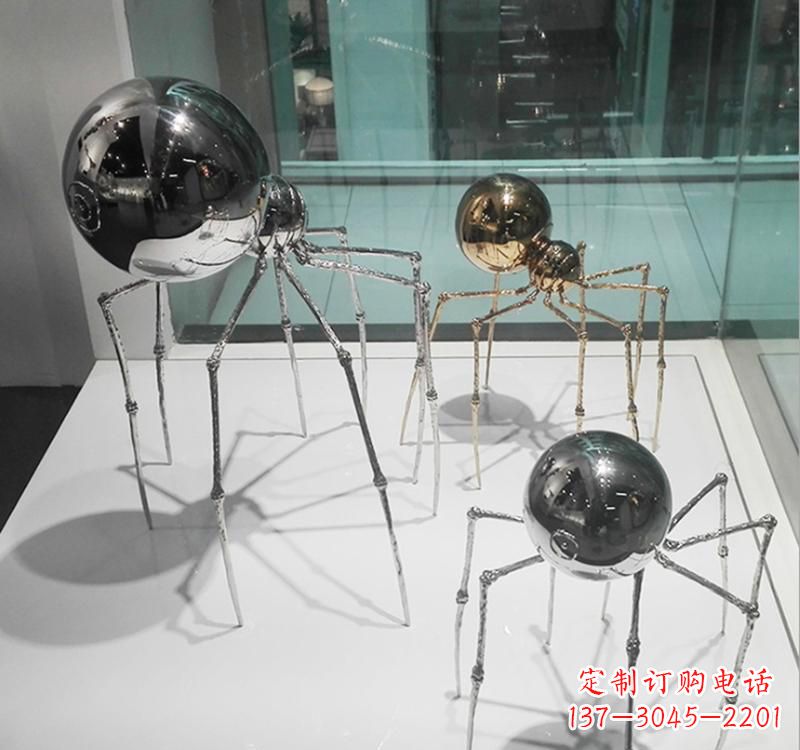 邯郸不锈钢蜘蛛侠雕塑