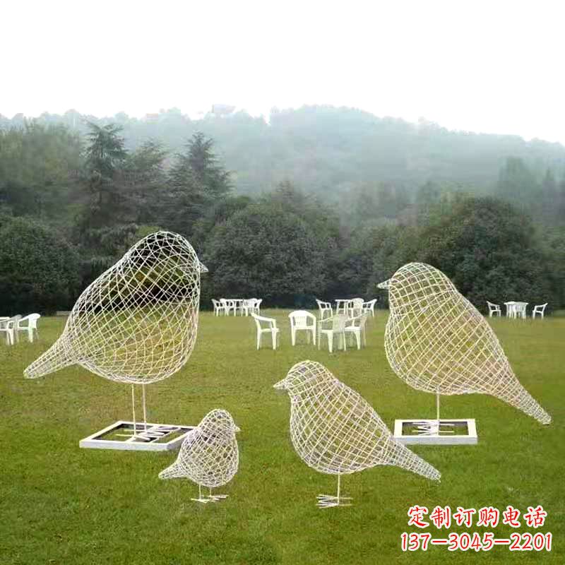 邯郸精美鸽子雕塑,点缀绿地园林