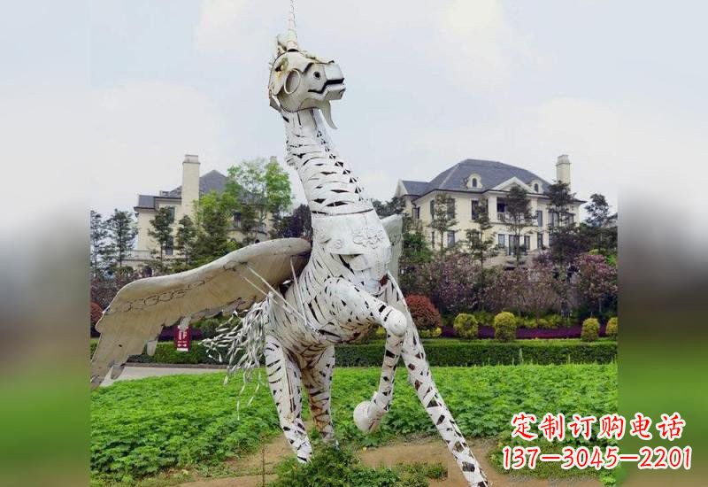 邯郸不锈钢独角兽雕塑