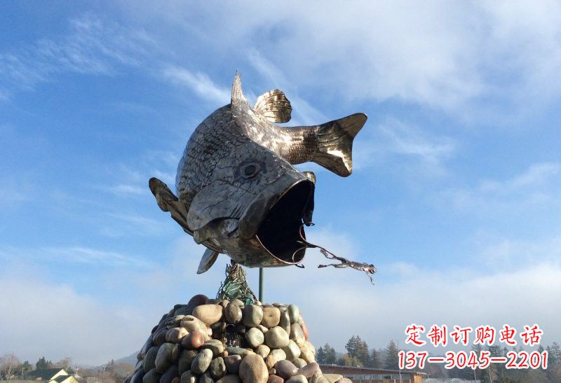 邯郸不锈钢鲤鱼雕塑