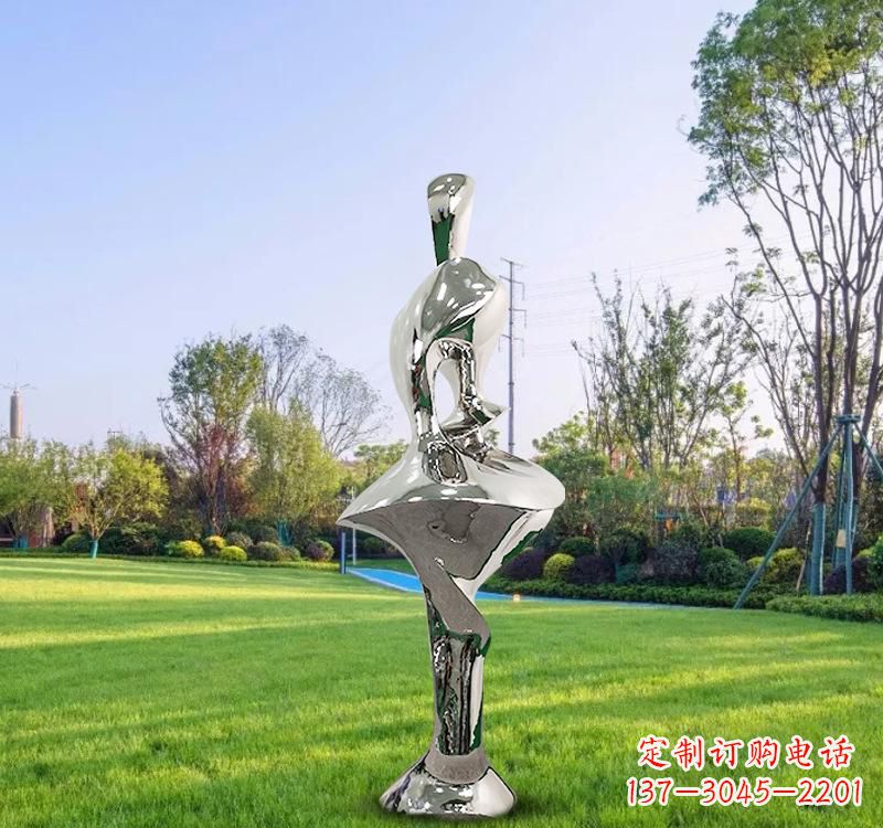 邯郸不锈钢户外抽象人体雕塑