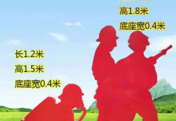 邯郸表彰消防英雄——不锈钢消防员人物雕塑