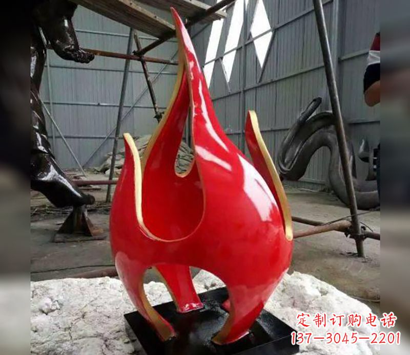 邯郸不锈钢火龙果雕塑传承传统文化的艺术品
