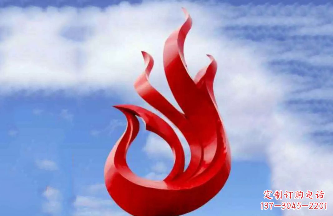 邯郸不锈钢金凤凰景观雕塑