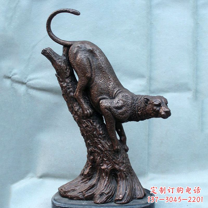 邯郸不锈钢猎豹雕塑