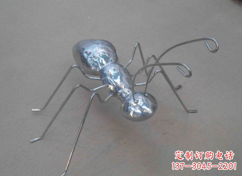 邯郸不锈钢蚂蚁公园动物雕塑 (2)