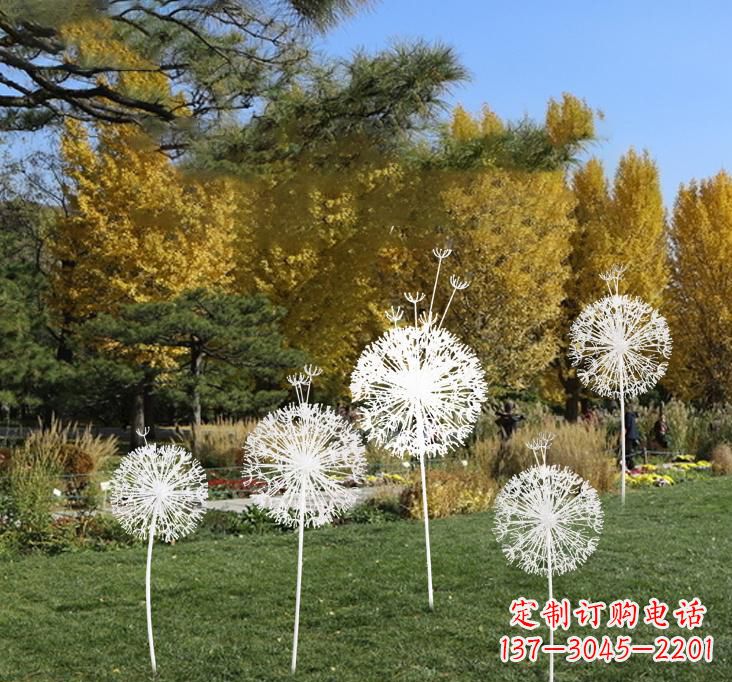 邯郸不锈钢蒲公英景观雕塑