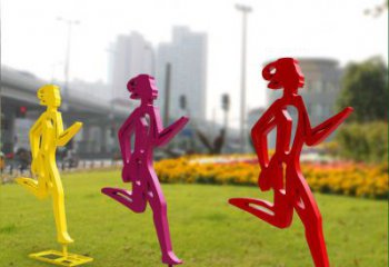 邯郸勇敢奔跑的女性雕塑