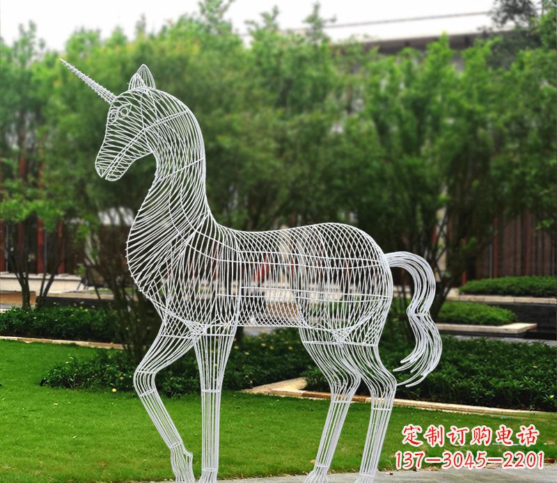 邯郸不锈钢马雕精美艺术品