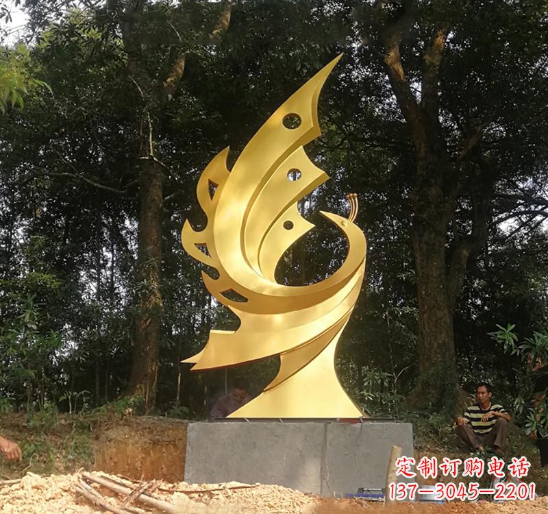 邯郸不锈钢凤凰雕塑——彰显传统文化之美