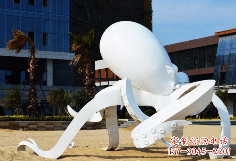 邯郸不锈钢章鱼雕塑2