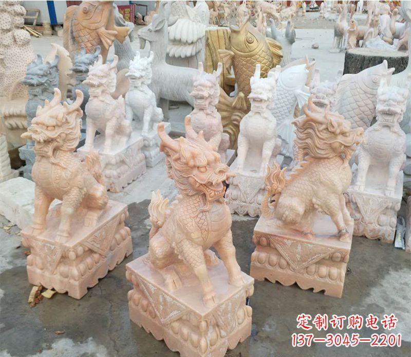 邯郸麒麟雕塑传承文化之美