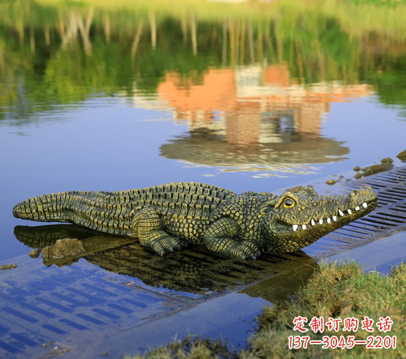 邯郸玻璃钢水池雕塑——池塘水景的精美装饰