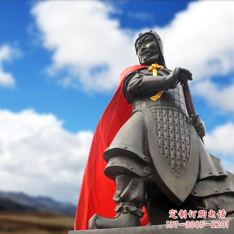 邯郸项羽雕塑——历史名人古代帝王的象征