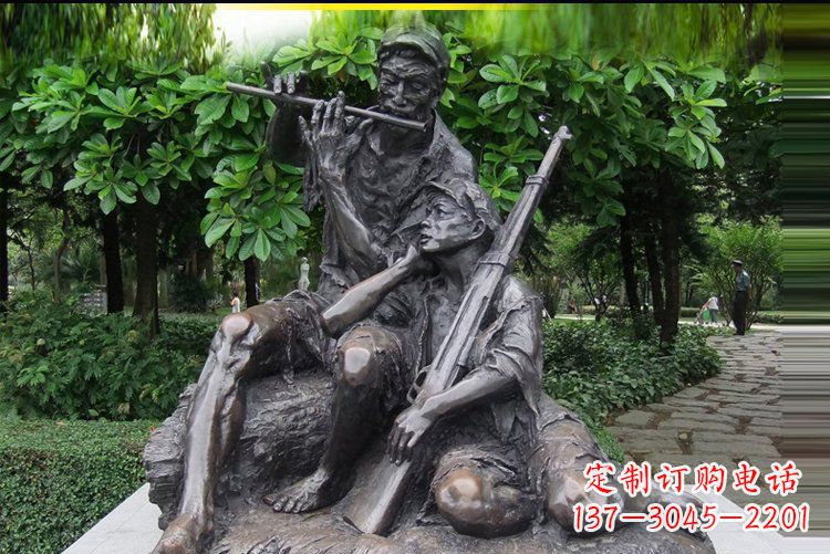 邯郸红军战士雕塑——抒发军旅情怀