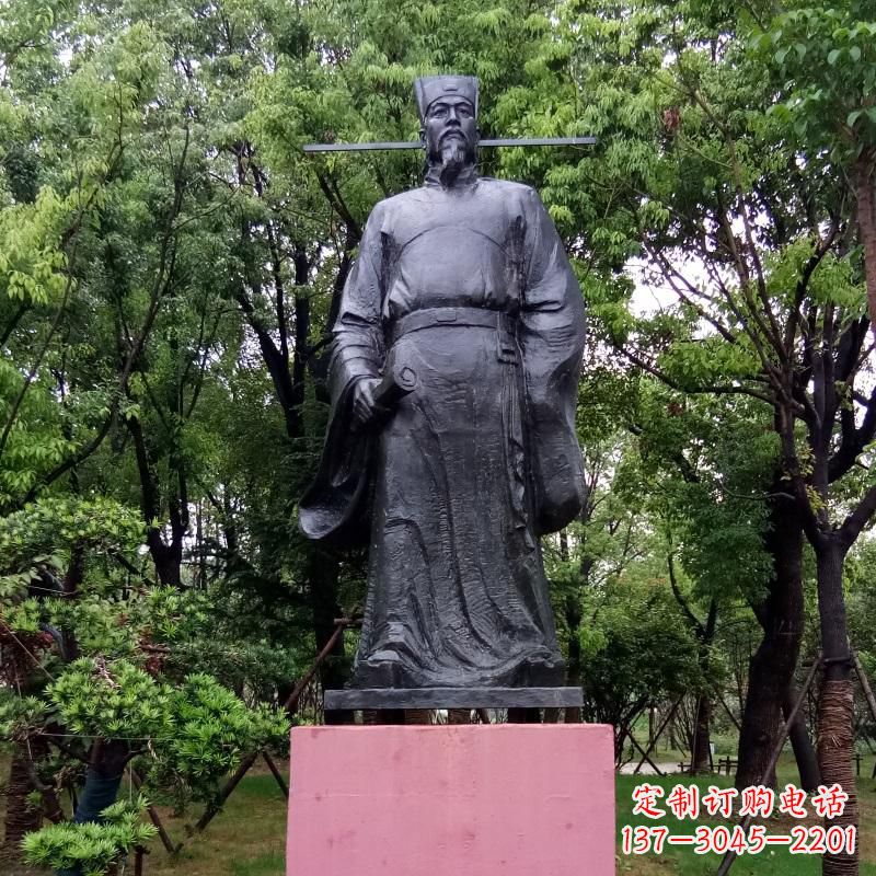 邯郸铜雕陶渊明——传承古代文学精髓