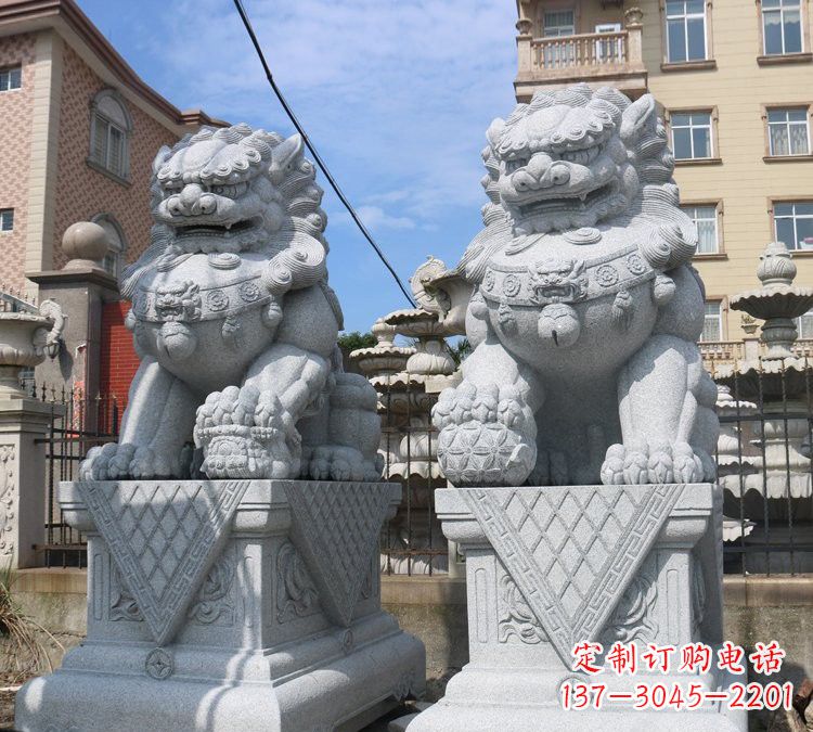 邯郸大理石狮子雕塑,助您拥有完美的家居装饰