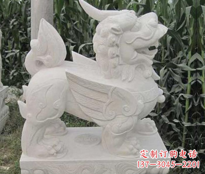 邯郸古典貔貅石雕,精美手工雕刻艺术