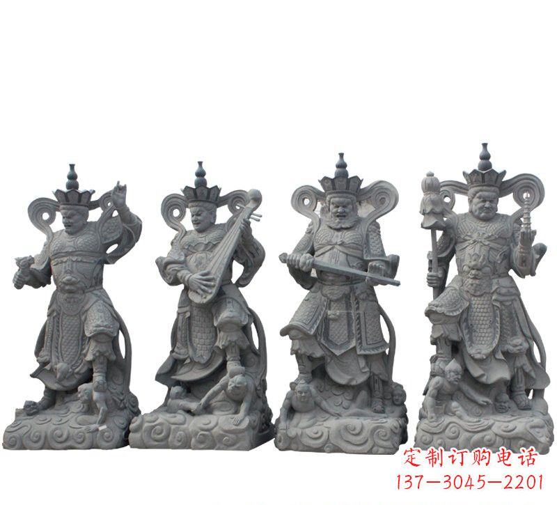 邯郸四大天王大理石雕塑