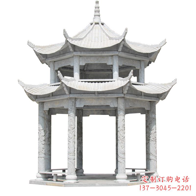 邯郸大理石古建凉亭雕塑