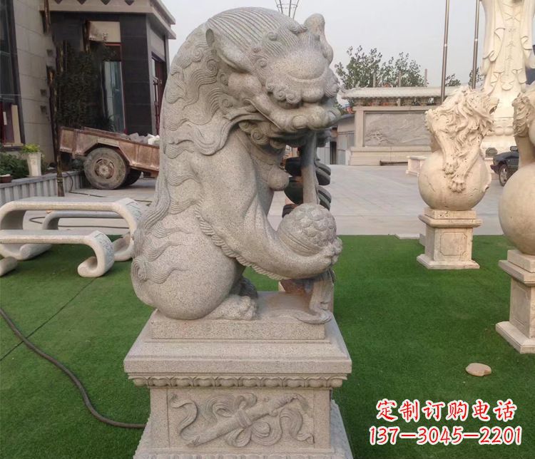 邯郸优雅精致的大理石独角兽雕塑