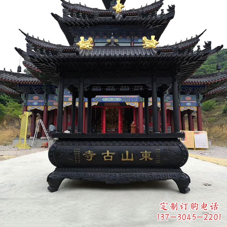 邯郸大型寺庙香炉雕塑