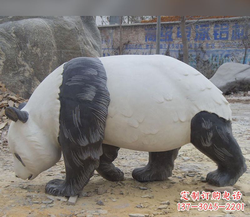 邯郸特色熊猫石雕定制