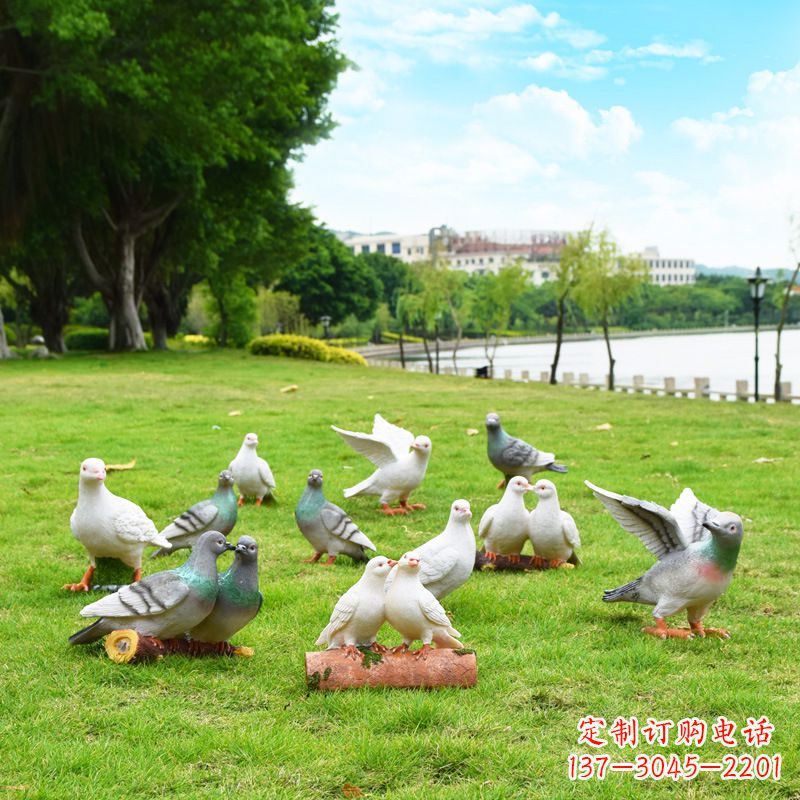 邯郸大学和平鸽雕塑