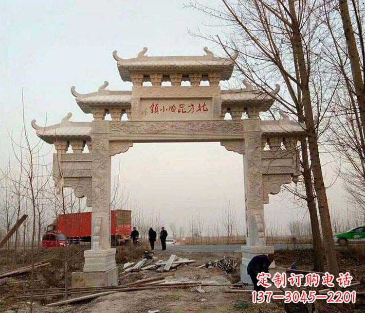 邯郸大理石牌坊石雕