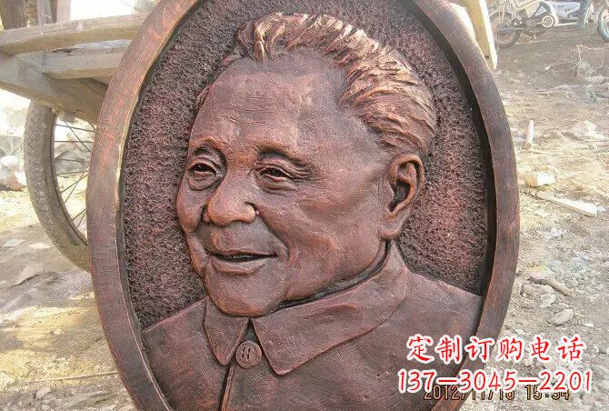 邯郸传承历史，永记邓小平——邓小平头像铜雕塑