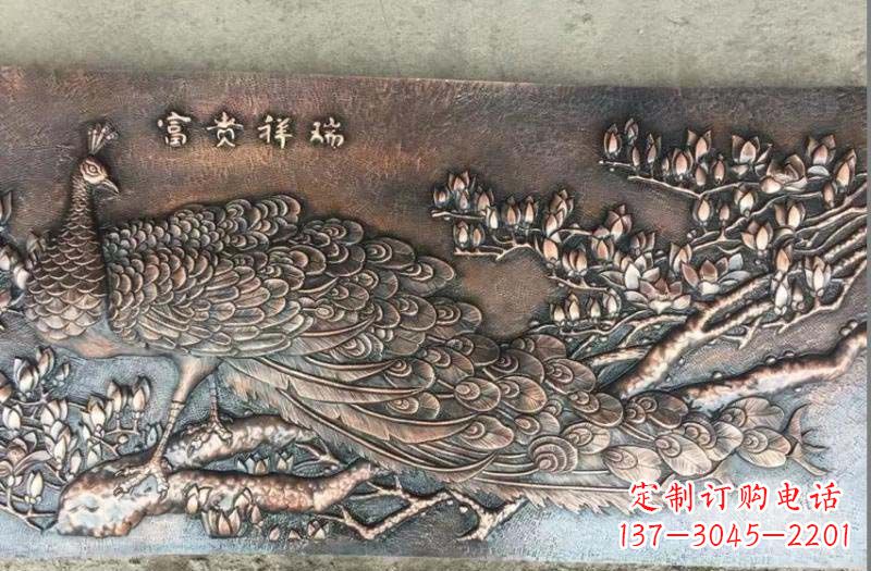 邯郸精美锻铜孔雀雕塑