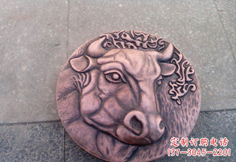邯郸锻铜十二生肖兽首雕塑