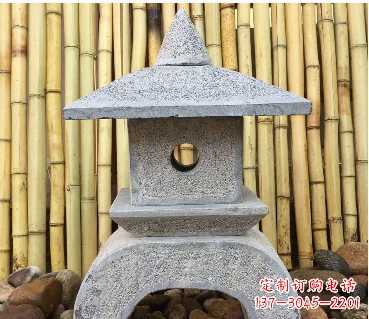 邯郸仿古公园照明石灯笼石雕 (3)
