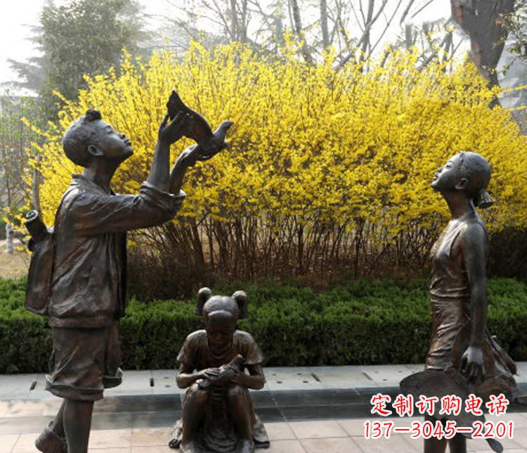 邯郸精致可爱的儿童铜雕