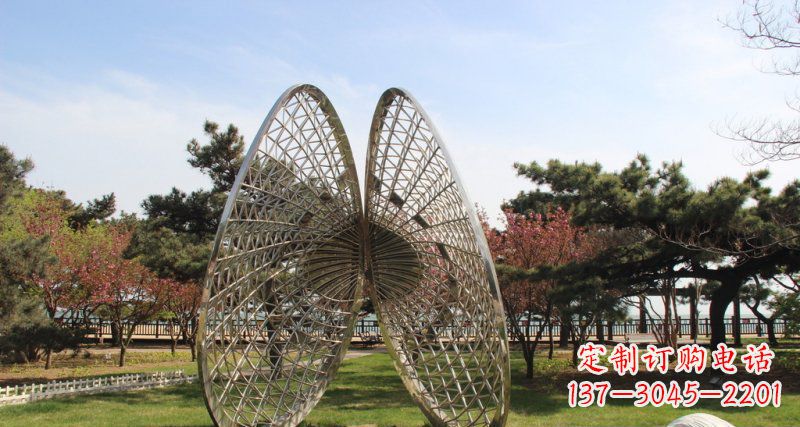 邯郸做工细腻的不锈钢抽象雕刻扇贝雕塑