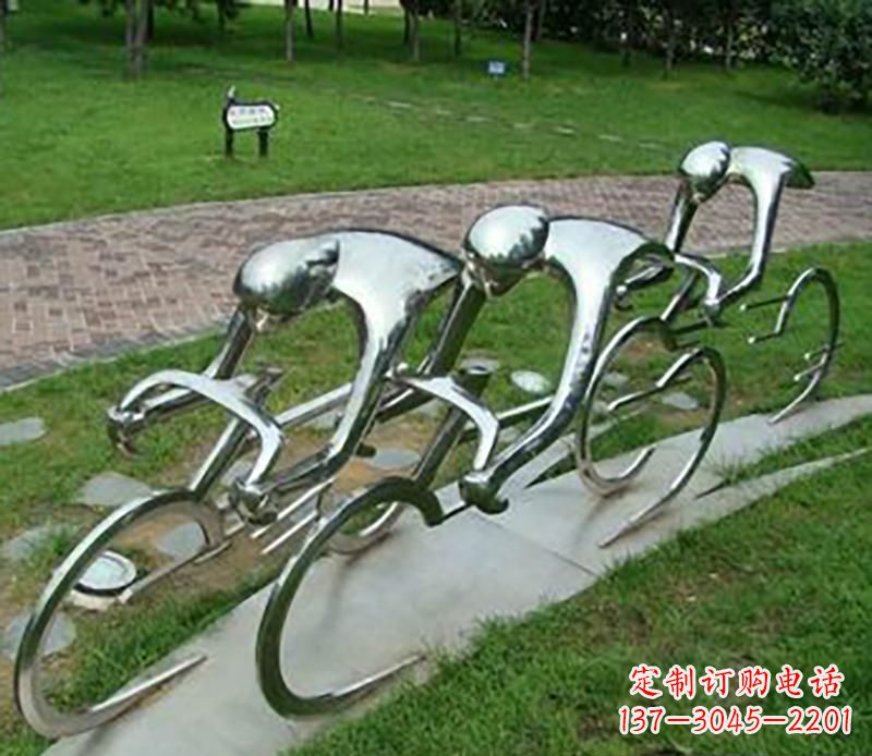 邯郸西安中领雕塑——骑行出美好,独自发现!
